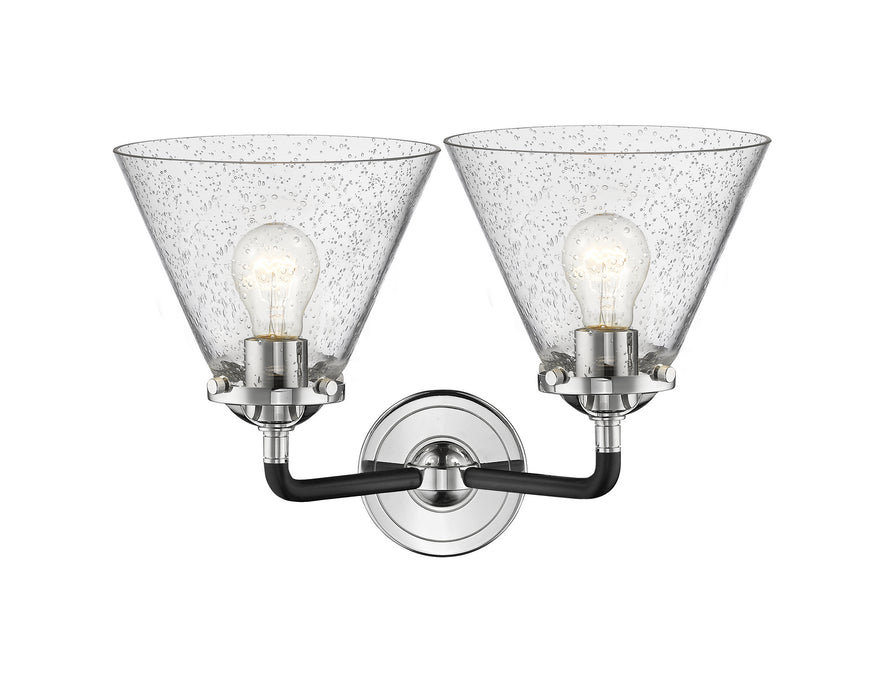 Innovations 284-2W-BPN-G44 Two Light Bath Vanity, Black Polished Nickel