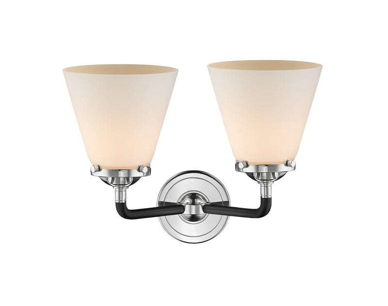 Innovations 284-2W-BPN-G61 Two Light Bath Vanity, Black Polished Nickel