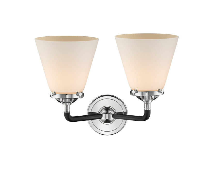 Innovations 284-2W-BPN-G61 Two Light Bath Vanity, Black Polished Nickel