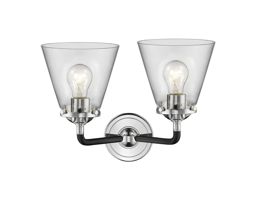 Innovations 284-2W-BPN-G62 Two Light Bath Vanity, Black Polished Nickel