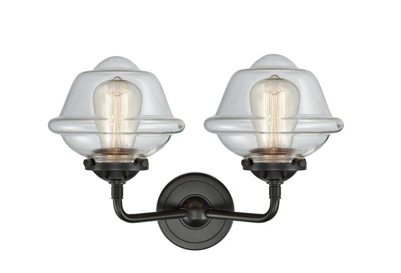 Innovations 284-2W-OB-G532 Two Light Bath Vanity, Oil Rubbed Bronze