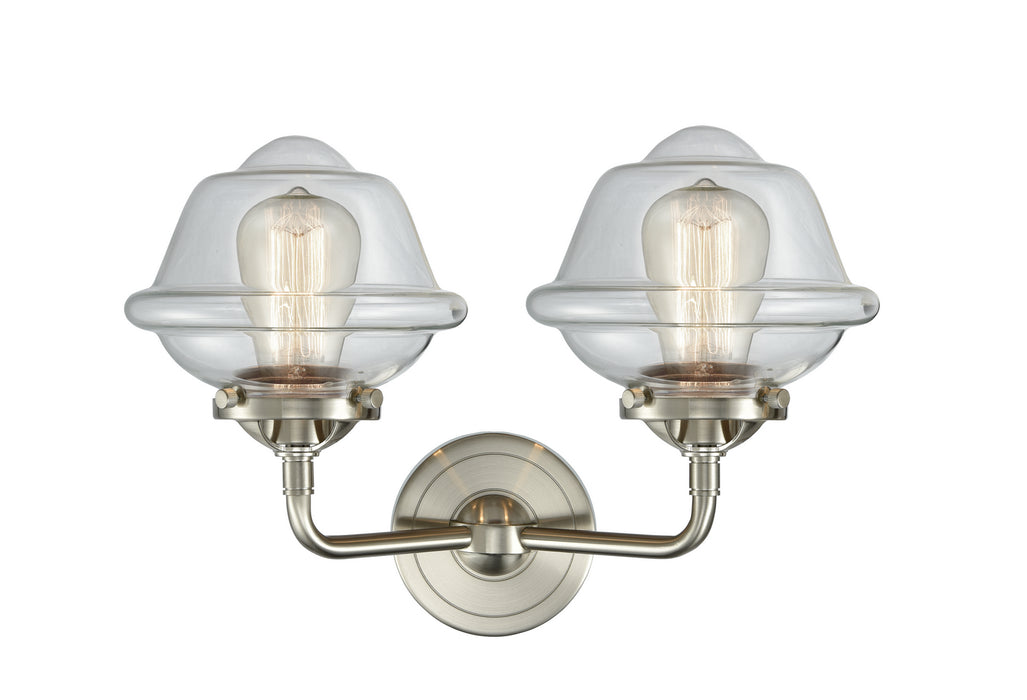 Innovations 284-2W-SN-G532 Two Light Bath Vanity, Brushed Satin Nickel