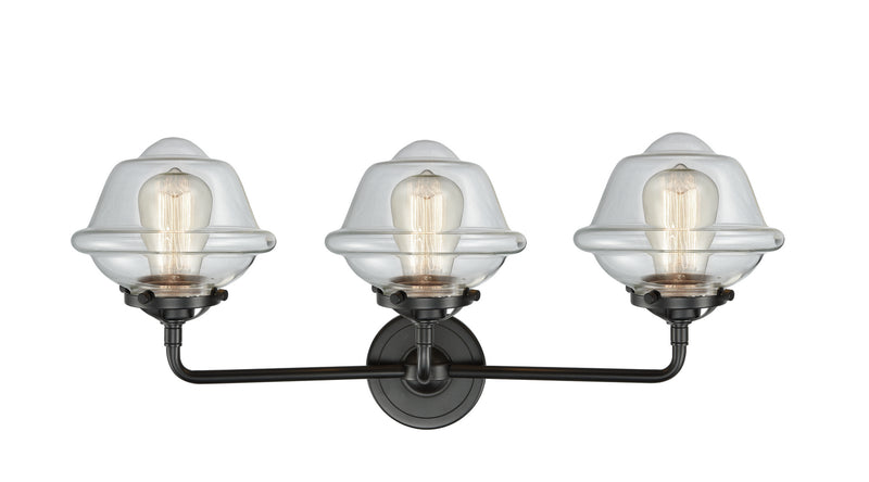 Innovations 284-3W-OB-G532 Three Light Bath Vanity, Oil Rubbed Bronze