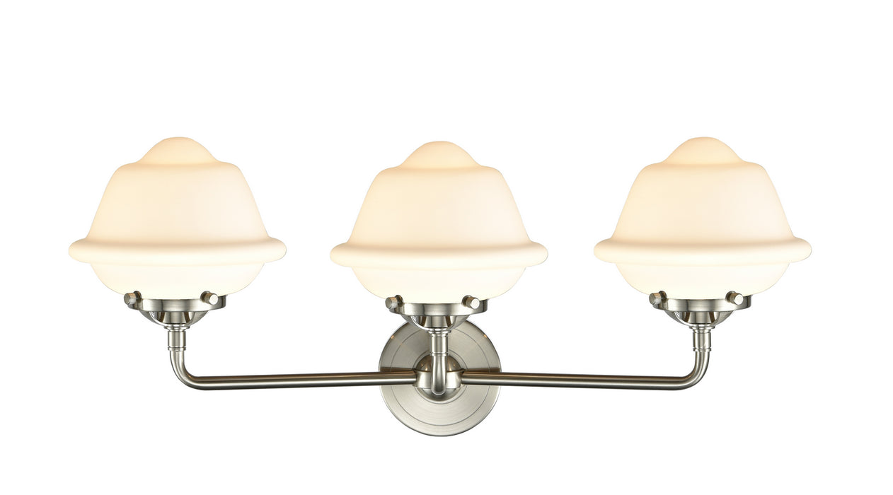 Innovations 284-3W-SN-G531 Three Light Bath Vanity, Brushed Satin Nickel