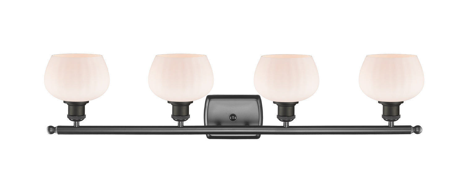 Innovations 516-4W-OB-G91 Four Light Bath Vanity, Oil Rubbed Bronze