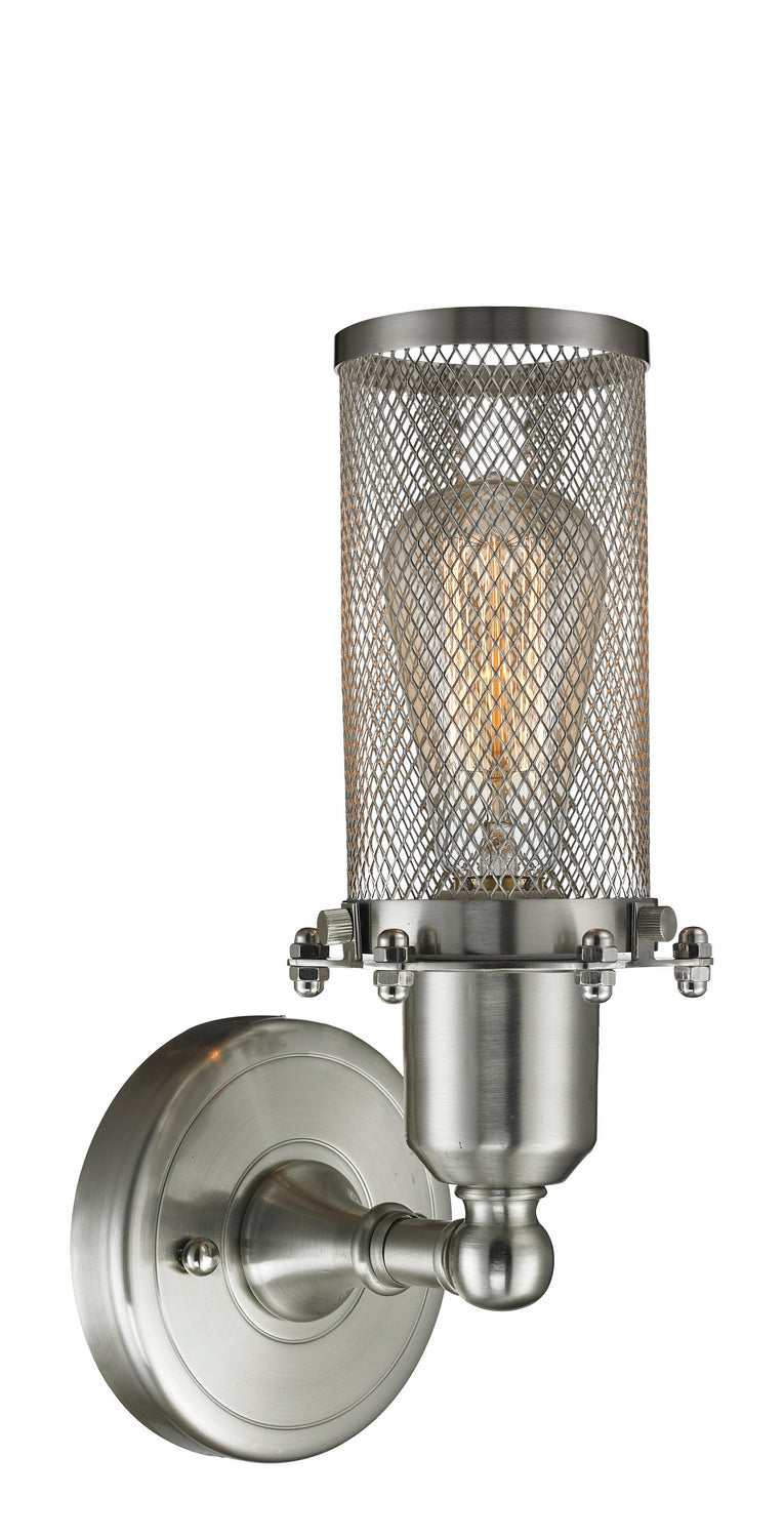 Innovations 900-1W-SN-CE219-SN One Light Wall Sconce, Brushed Satin Nickel