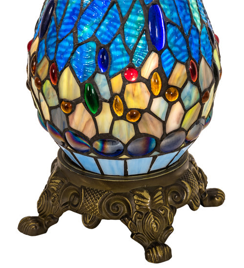 Meyda Tiffany 118841 Two Light Table Base, Mahogany Bronze