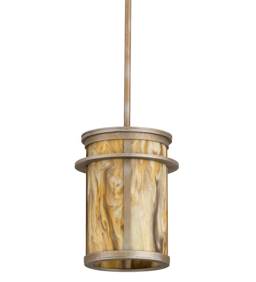 Meyda Tiffany 187506 One Light Pendant, Antique Silver