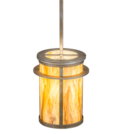 Meyda Tiffany 187506 One Light Pendant, Antique Silver
