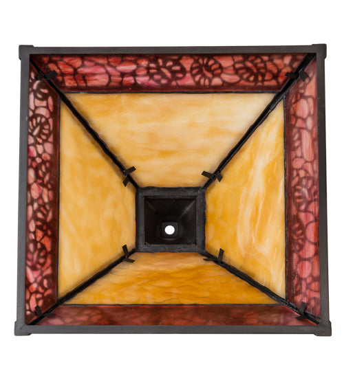 Meyda Tiffany 16361 Shade, Craftsman Brown