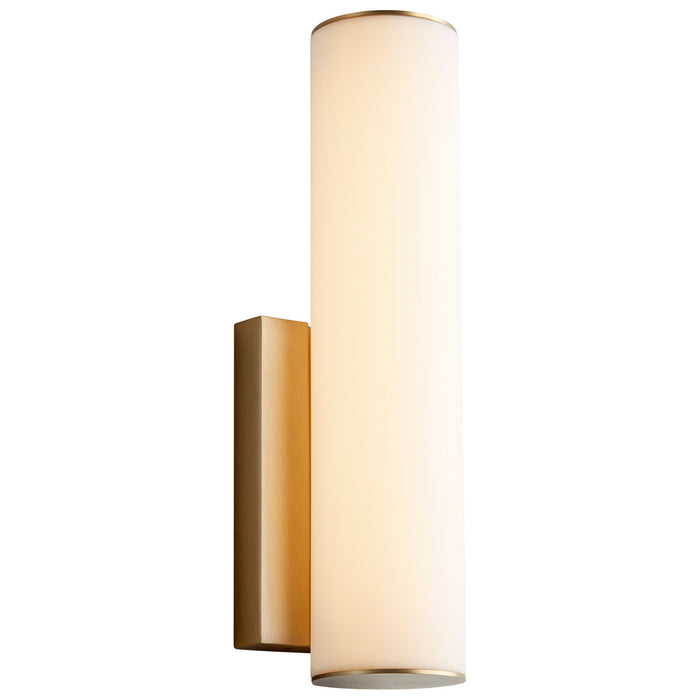 Oxygen 3-5010-40 LED Wall Sconce, Aged Brass