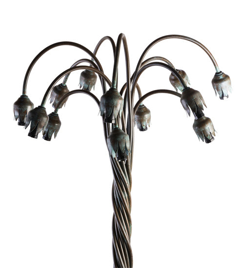 Meyda Tiffany 10881 12 Light Floor Base, Bronze
