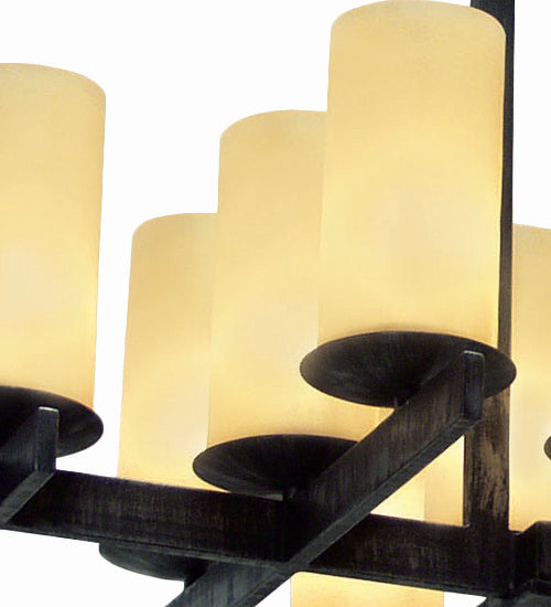 Meyda Tiffany 115871 12 Light Chandelier, Blackwash