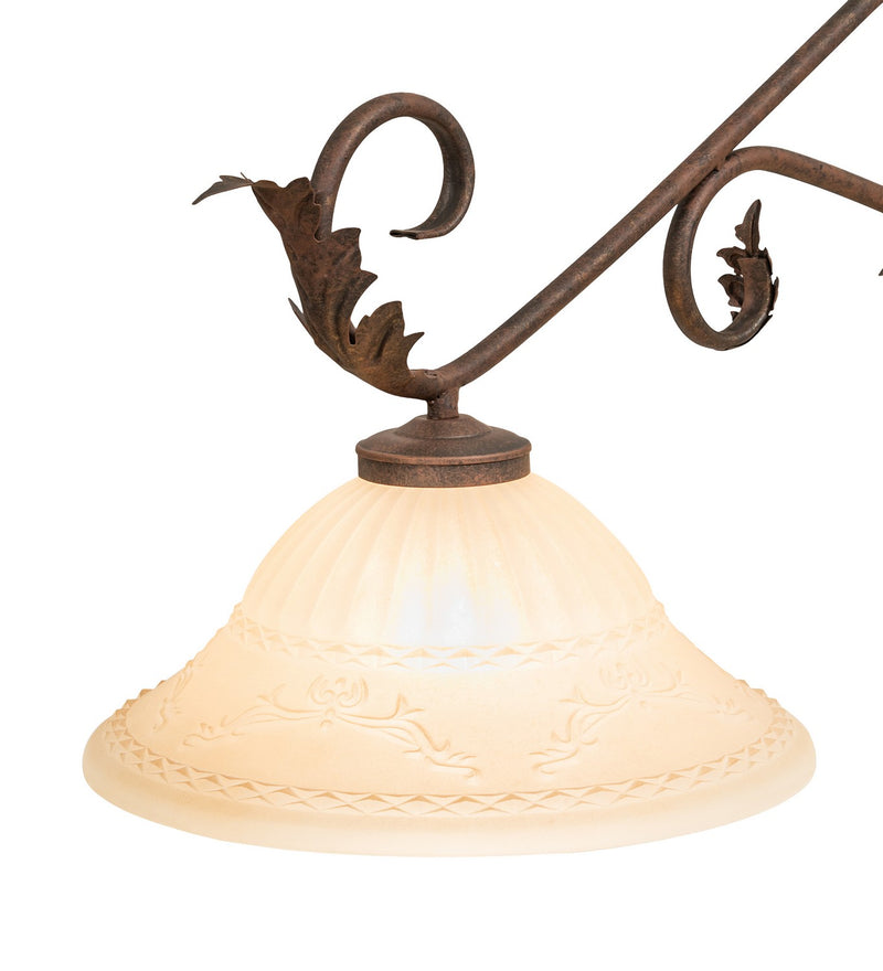 Meyda Tiffany 118120 Three Light Pendant, Cortez Gold Stipple