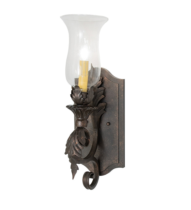 Meyda Tiffany 120150 One Light Wall Sconce, Gilded Tobacco