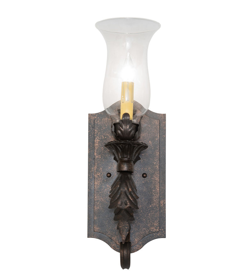 Meyda Tiffany 120150 One Light Wall Sconce, Gilded Tobacco