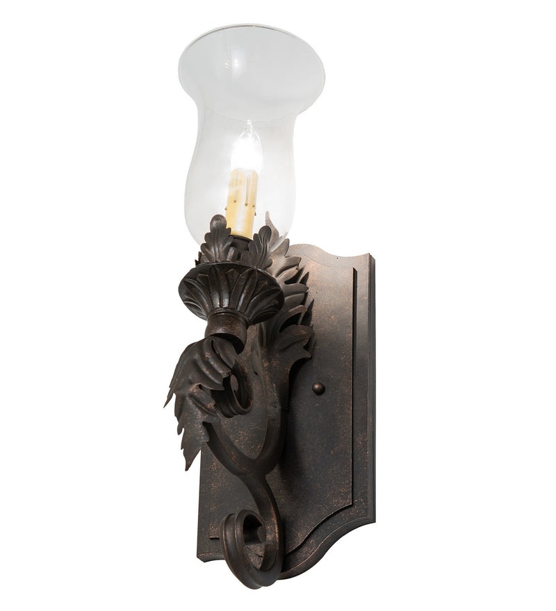 Meyda Tiffany 120150 One Light Wall Sconce, Gilded Tobacco