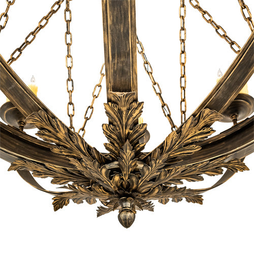 Meyda Tiffany 212739 24 Light Chandelier, Florentine Gold