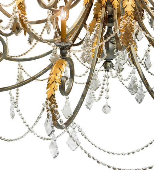 Meyda Tiffany 213272 32 Light Chandelier, French Bronze