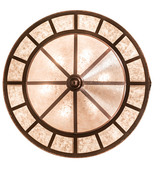 Meyda Tiffany 214797 Six Light Semi-Flushmount, New Copper Vein