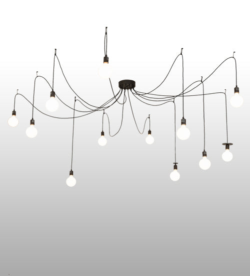 Meyda Tiffany 215729 12 Light Pendant, Oil Rubbed Bronze