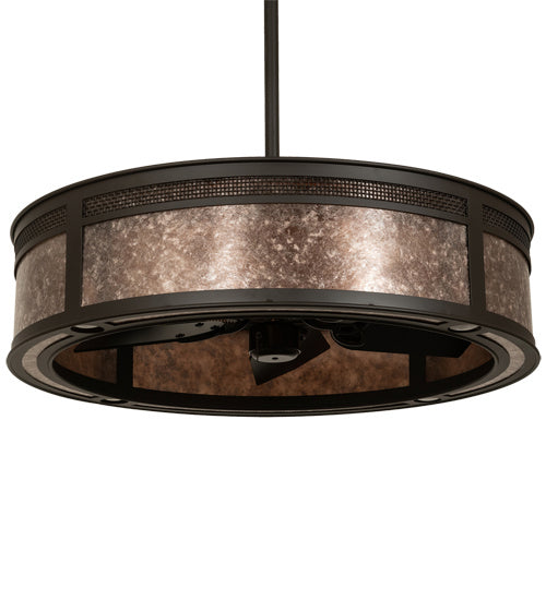 Meyda Tiffany 216312 Four Light Chandel-Air, Oil Rubbed Bronze