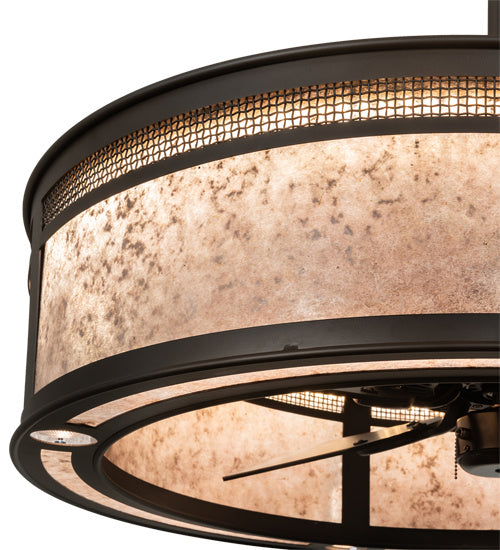 Meyda Tiffany 216312 Four Light Chandel-Air, Oil Rubbed Bronze