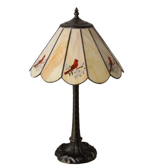 Meyda Tiffany 218825 One Light Table Lamp, Rust