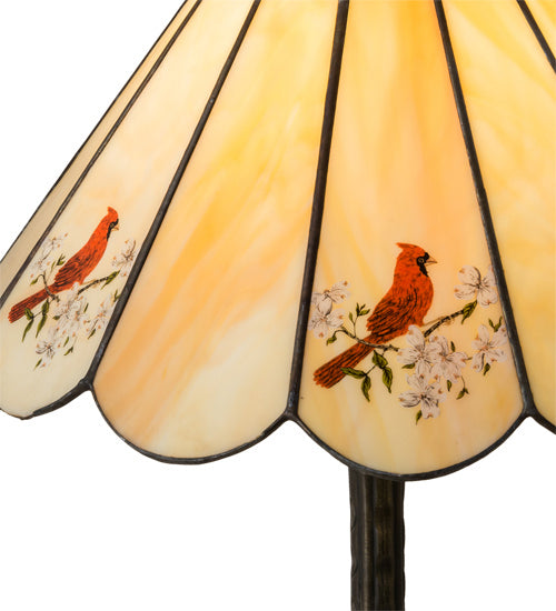 Meyda Tiffany 218825 One Light Table Lamp, Rust