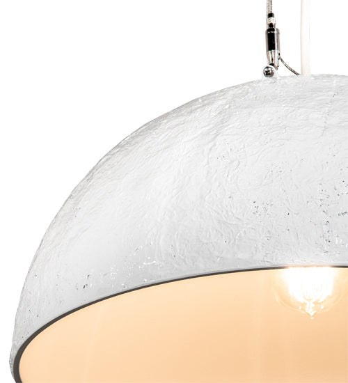Meyda Tiffany 218990 One Light Pendant, White