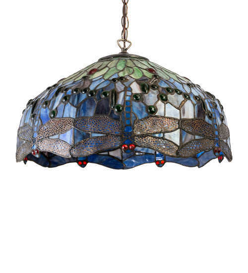 Meyda Tiffany 31103 One Light Pendant, Antique Brass