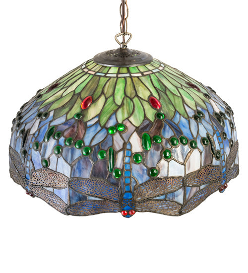 Meyda Tiffany 31103 One Light Pendant, Antique Brass