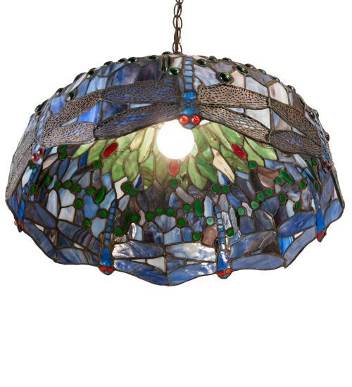 Meyda Tiffany 31103 One Light Pendant, Antique Brass