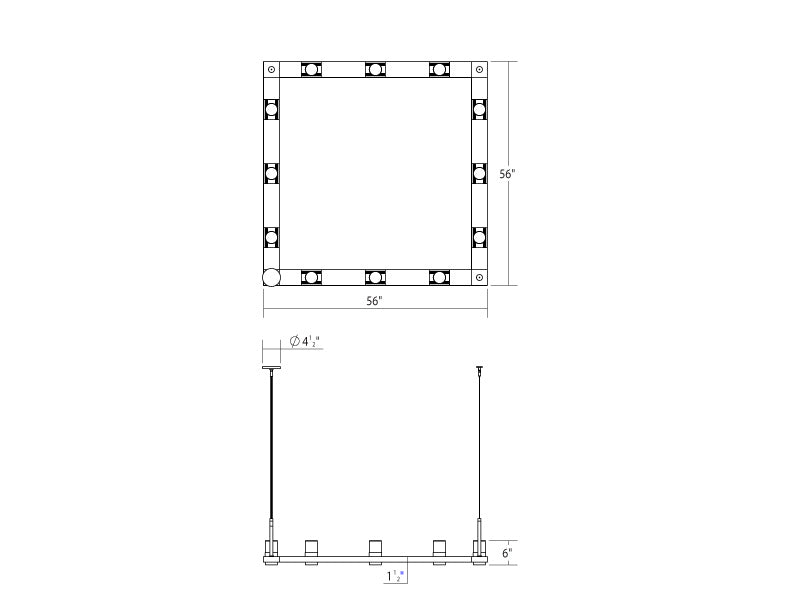 Sonneman 20QWS04C LED Pendant, Satin White
