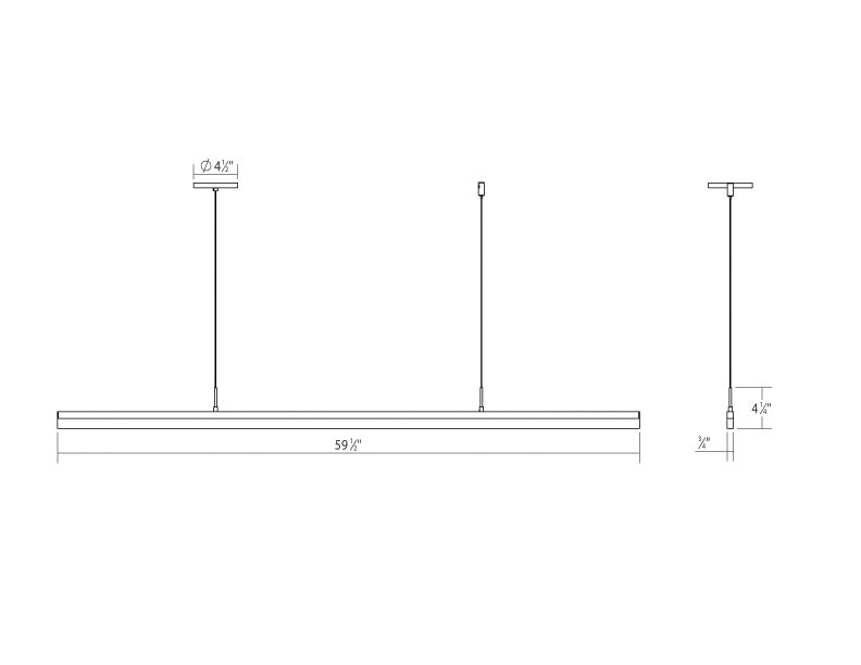 Sonneman 2348.03 LED Pendant, Satin White