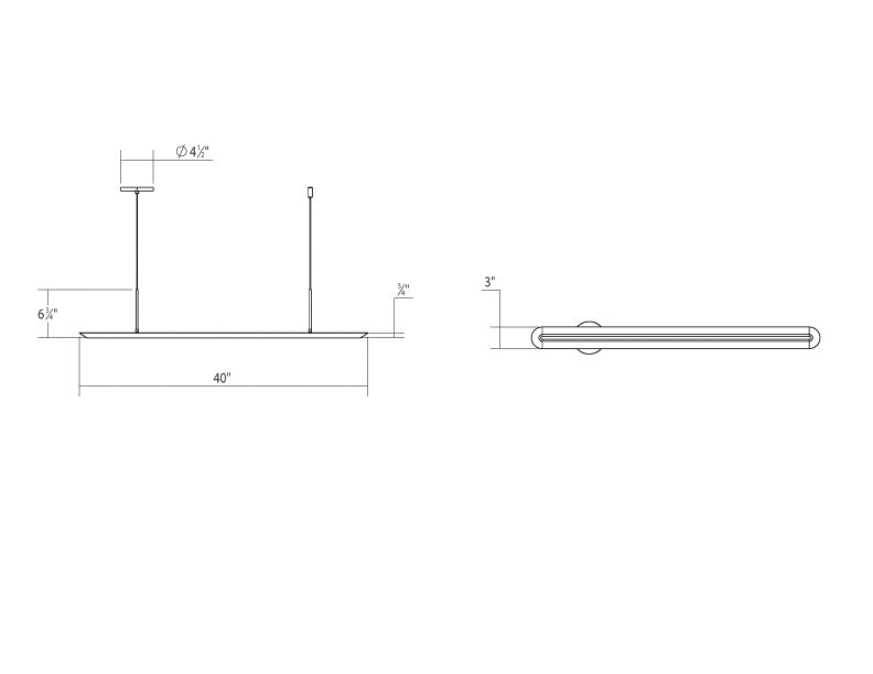 Sonneman 2352.16 LED Pendant, Bright Satin Aluminum