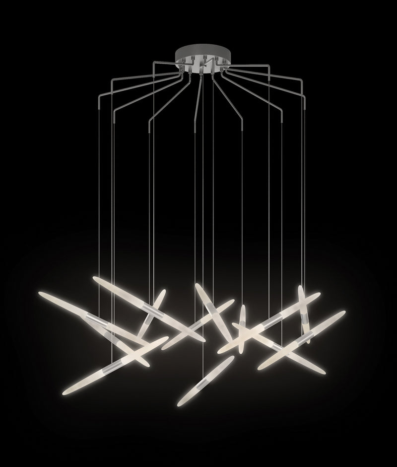 Sonneman 2896.25 LED Pendant, Satin Black