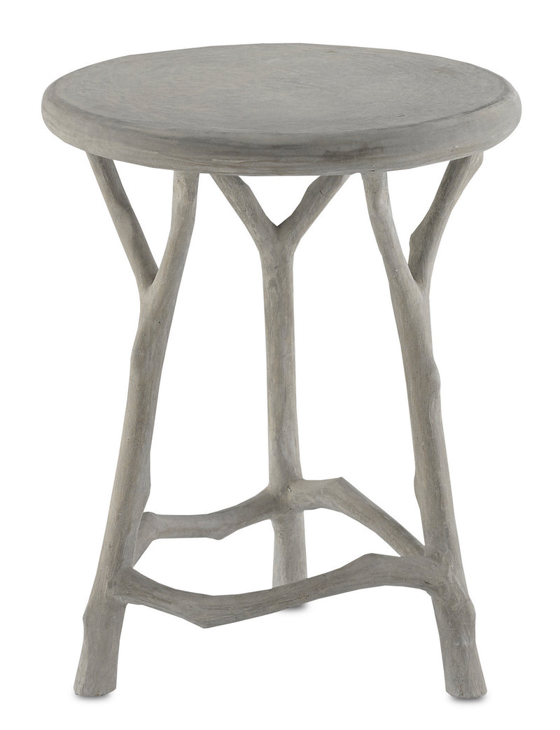 Currey and Company 2000-0020 Accent Table, Portland / Faux Bois