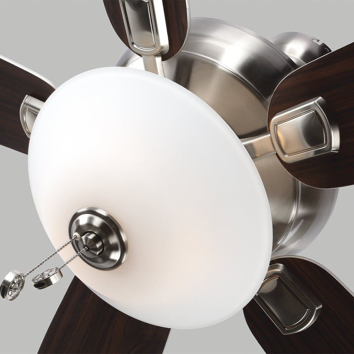 Generation Lighting 5COM52BSD-V1 52" Ceiling Fan, Brushed Steel