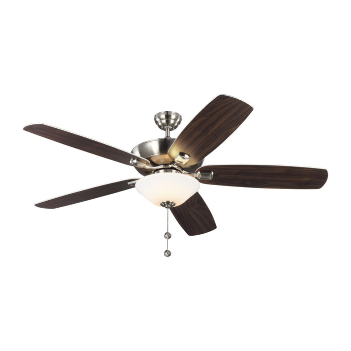 Generation Lighting 5CSM60BSD-V1 60" Ceiling Fan, Brushed Steel