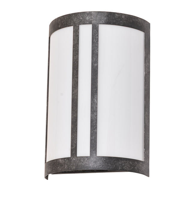 Meyda Tiffany 117158 Two Light Wall Sconce, Smoke