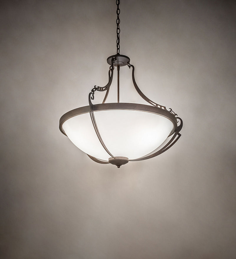 Meyda Tiffany 117721 Three Light Pendant, Rusty Nail