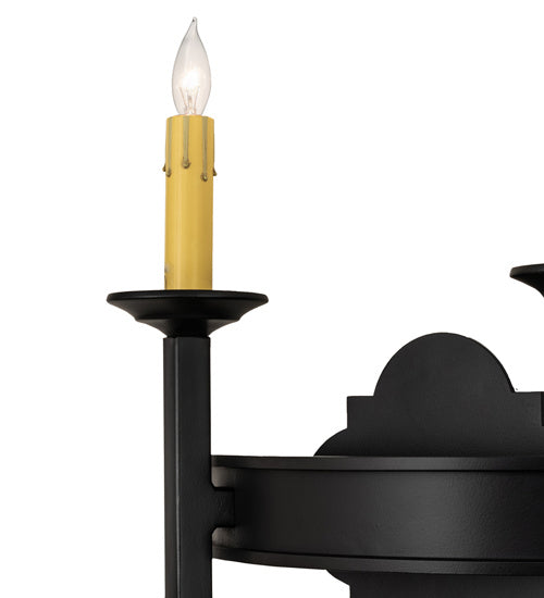 Meyda Tiffany 117866 Two Light Wall Sconce, Blackwash