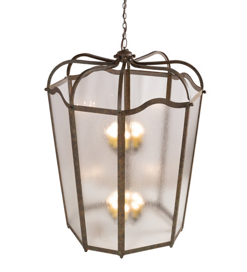 Meyda Tiffany 134704 16 Light Pendant, Organic Rust