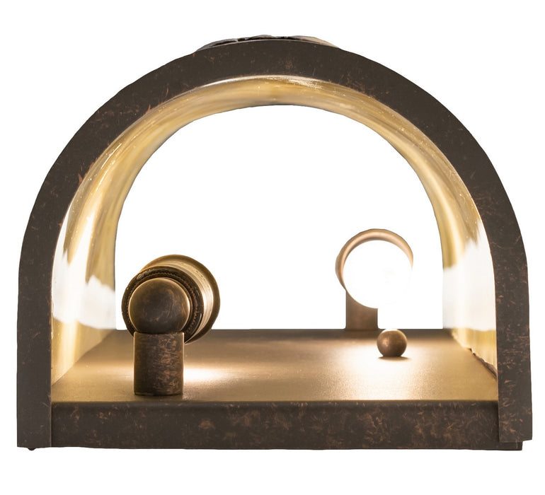 Meyda Tiffany 146549 Two Light Wall Sconce, Gilded Tobacco