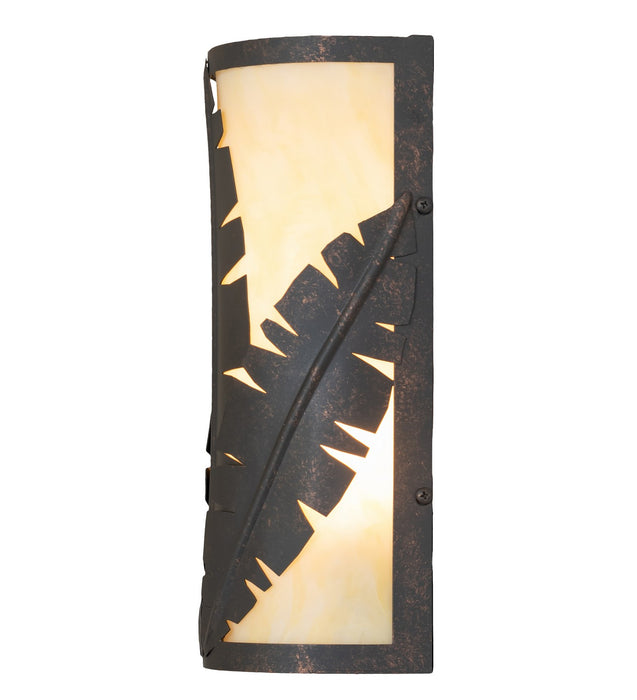 Meyda Tiffany 146549 Two Light Wall Sconce, Gilded Tobacco