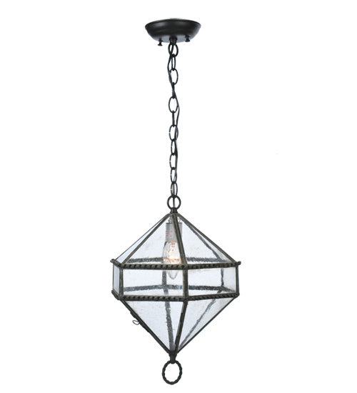 Meyda Tiffany 151876 One Light Pendant, Burnished Brass