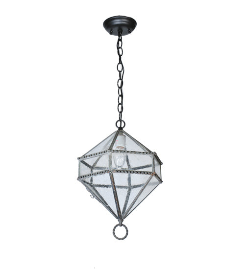 Meyda Tiffany 151876 One Light Pendant, Burnished Brass