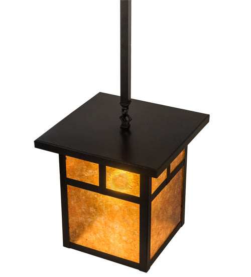 Meyda Tiffany 192839 One Light Pendant, Craftsman Brown