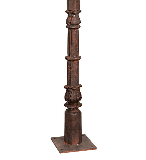 Meyda Tiffany 200260 Two Light Street Lamp, Rusty Nail